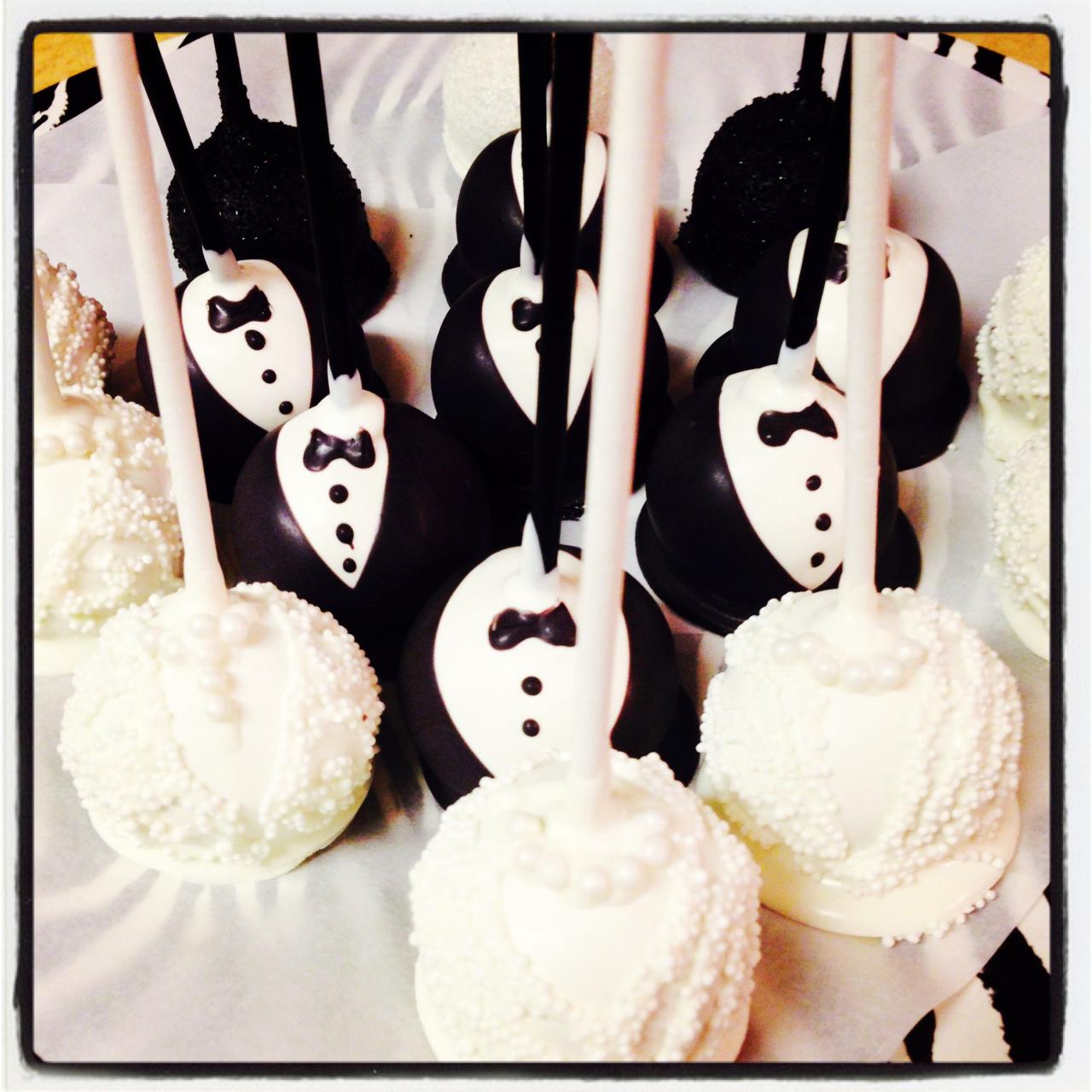 Cake pops bridal show groom bride pop homer drive ready travel long they