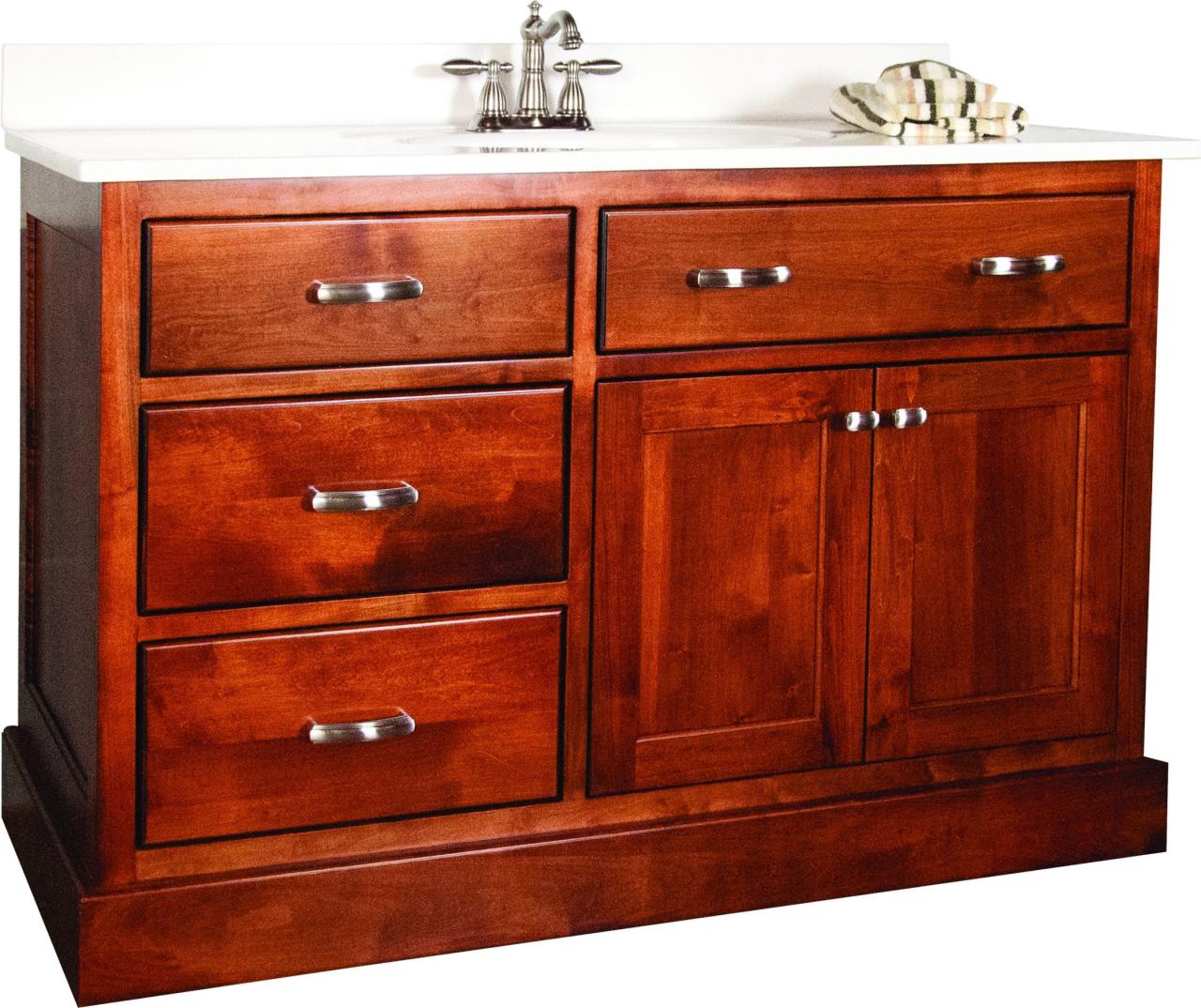 Amish vanity bathroom sink made cabinet wood solid cvh granite standing finest handcrafting its sinks