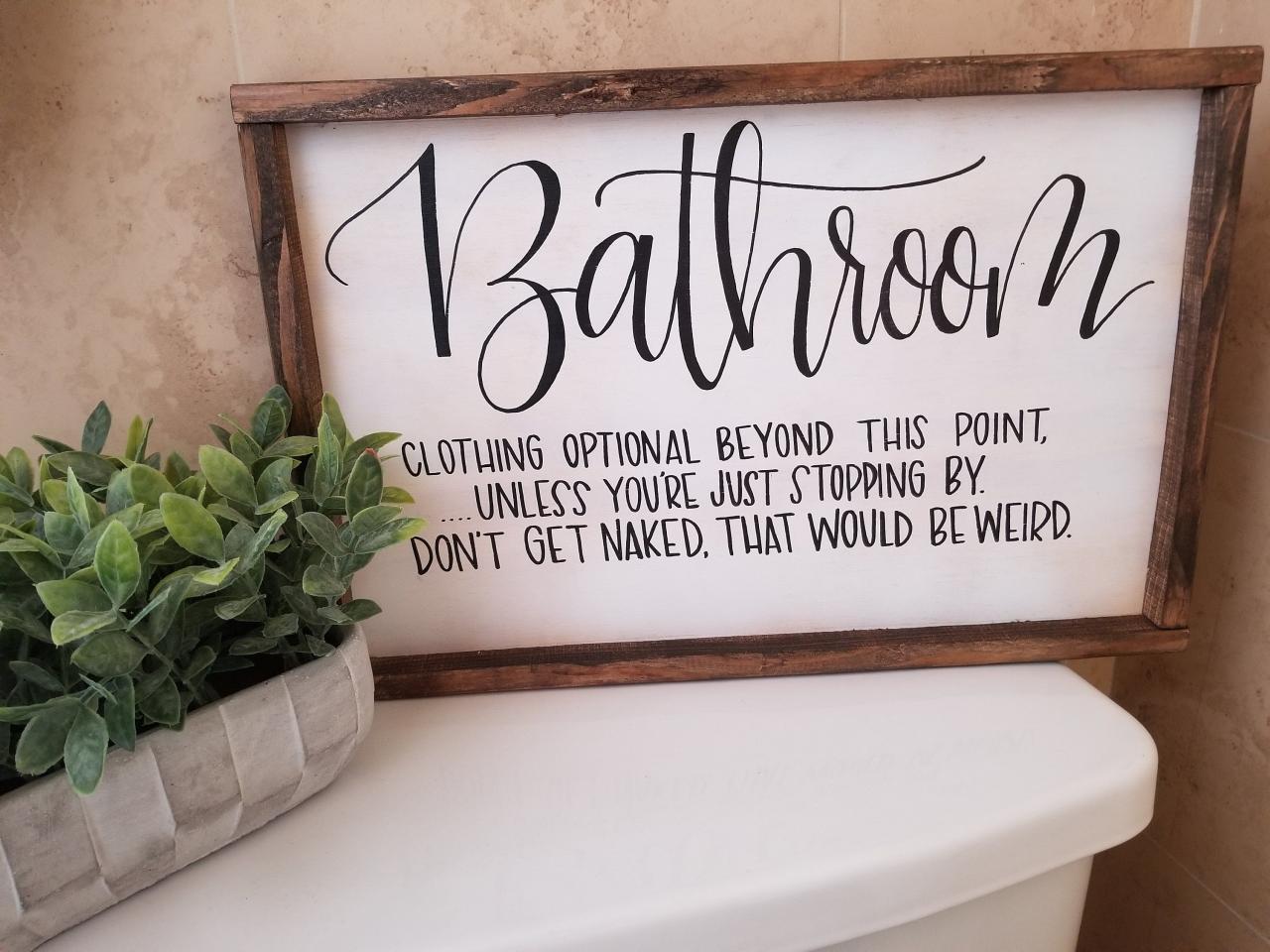 Visit bathroom