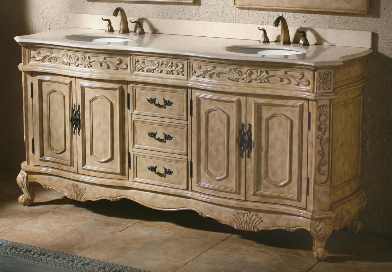 Vanity bathroom sink 48 single inch vanities antique tops cabinet walnut silkroad exclusive set lowes travertine accord stone undermount size