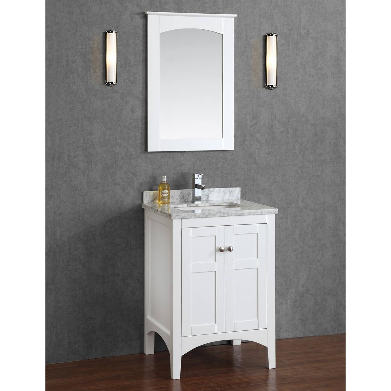 Bathroom vanity wood solid single hm wmsq wt martin conceptbaths
