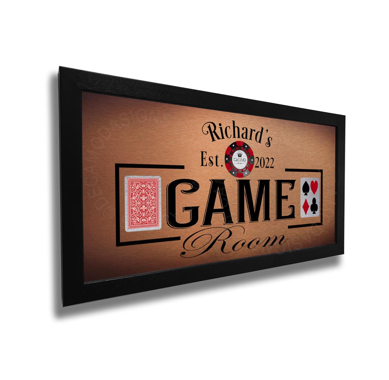 Game room signs