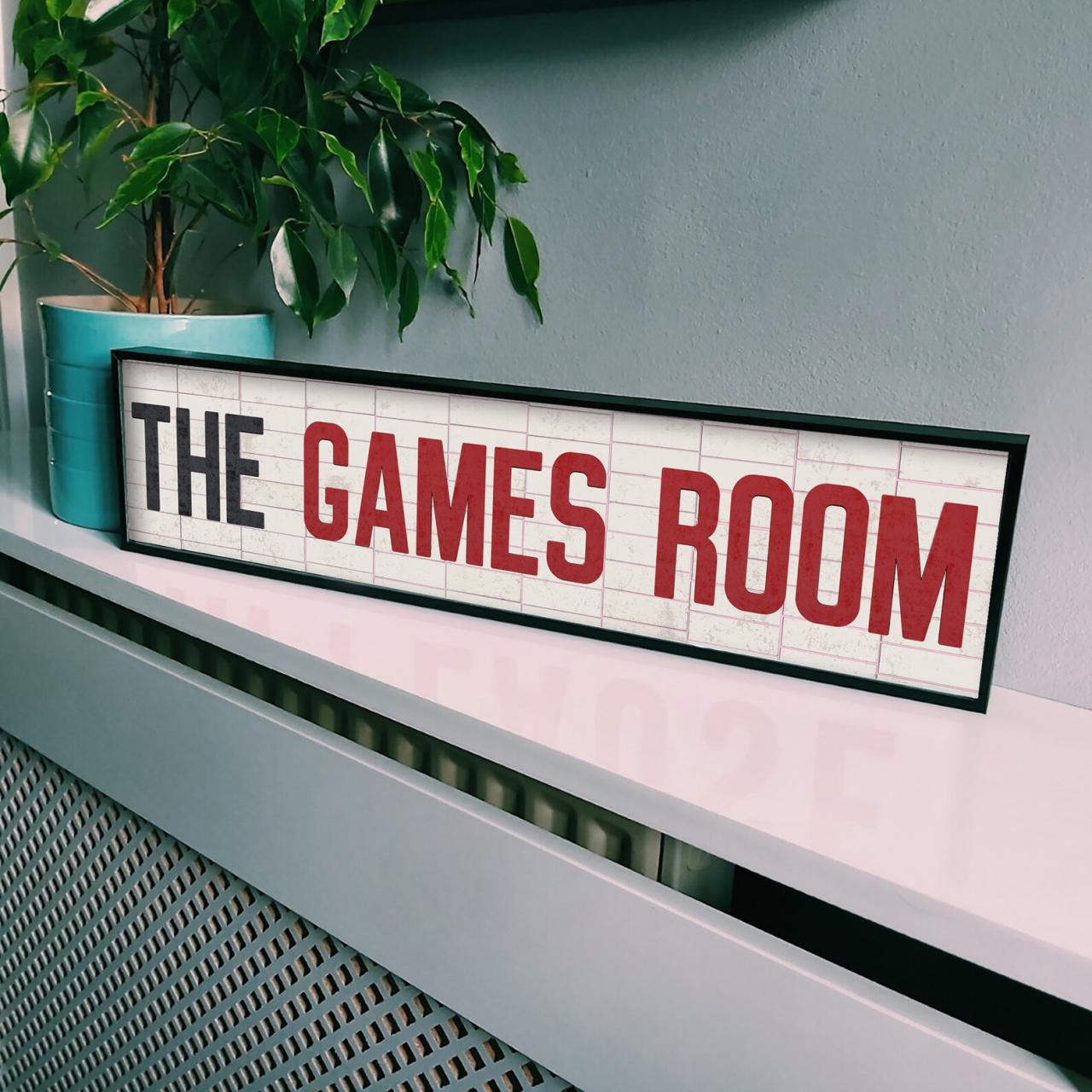 Game room signs